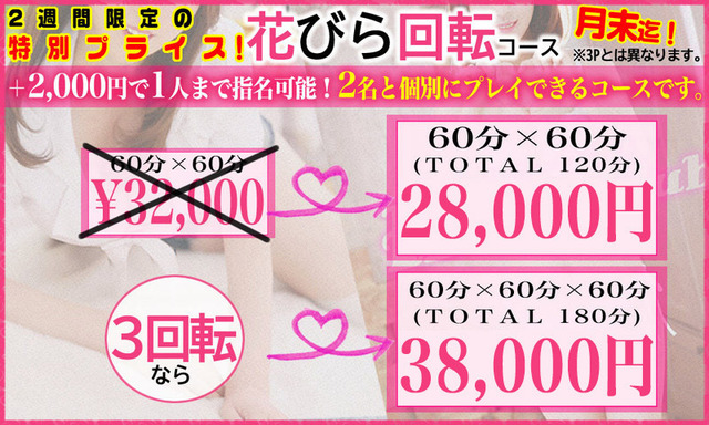 ご好評につき花びらイベント期間延長です！